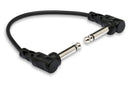 CFS-106, Hosa Guitar Pedalboard Patch Cable, Right Angle to Right Angle, 6 inch