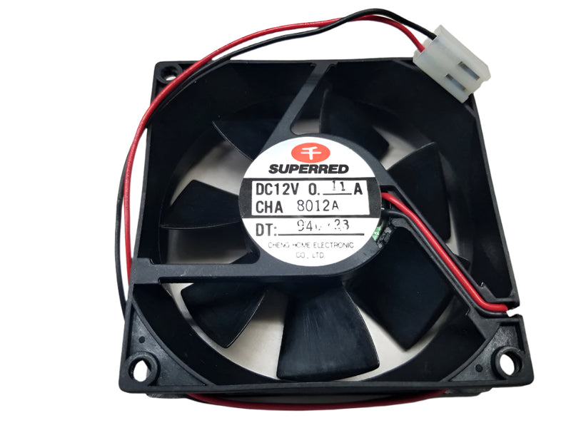 CHA8012A, Superred 80mm x 80mm x 25mm 12V DC Cooling Fan ~ 25CFM