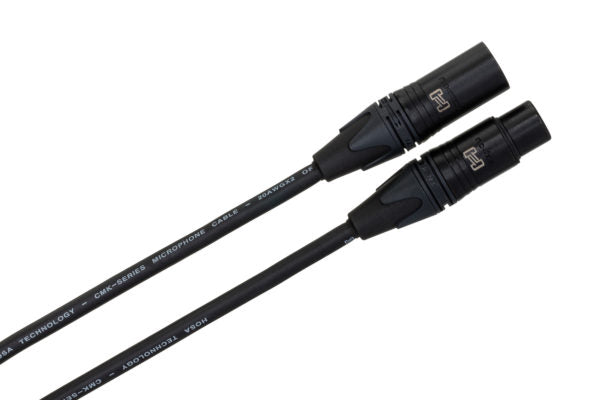 HOSA CMK-010AU - Edge Microphone Cable, Neutrik XLR3F to XLR3M, 10 ft