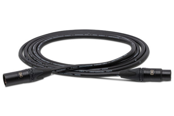 HOSA CMK-010AU - Edge Microphone Cable, Neutrik XLR3F to XLR3M, 10 ft