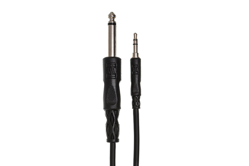 CMP-105, Hosa Mono Interconnect, 1/4 in TS to 3.5 mm TRS, 5 ft