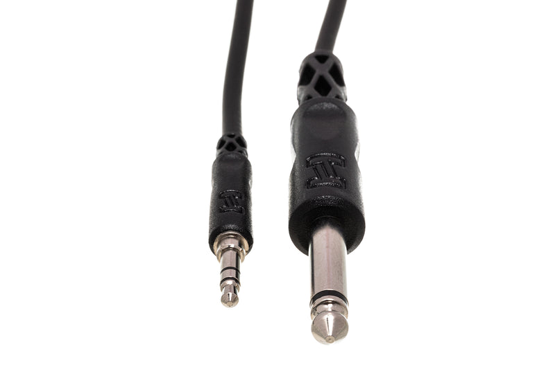 CMP-105, Hosa Mono Interconnect, 1/4 in TS to 3.5 mm TRS, 5 ft