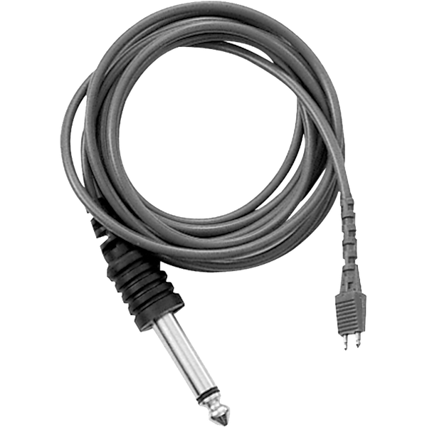 CMT-2, Telex Telethin® Cord (Gray), 5' (1.5M) with 1/4" Straight Connector
