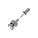 CPMC-88-10, AIM Cambridge BNC 3 Piece Crimp Plug w/ 1.1mm Pin  RG59 RG62 Plenum