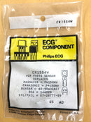 ECG CR1554W, 20V@20mA NPN VCR Phototransistor Sensor 2-Pin Right Angle PC Mount