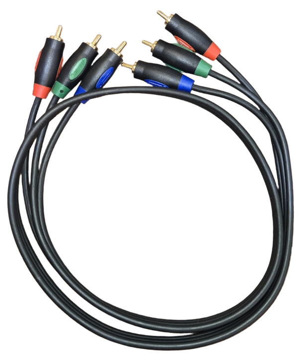 CX0110-0002, Componexx X Series Component Video Cable, RCA to RCA, 2M (6.56ft)
