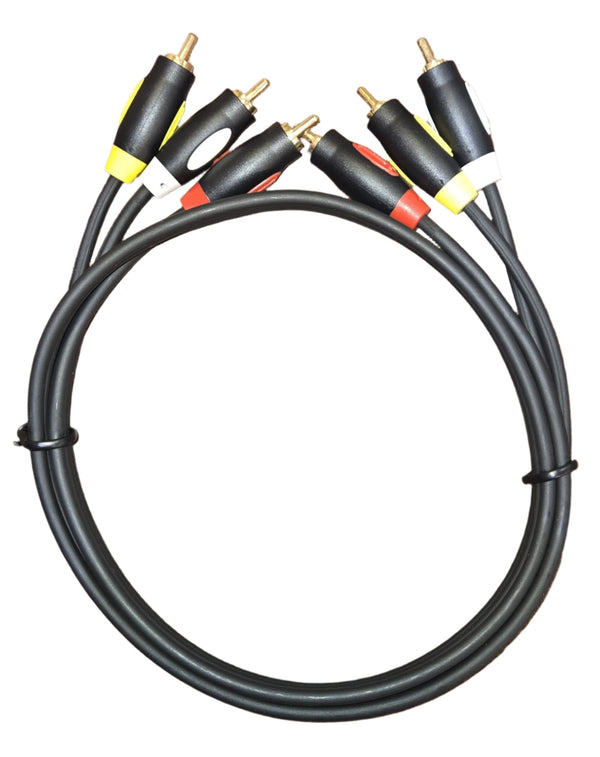 CX0115-0001, Componexx X Series Composite A/V Cable, RCA to RCA, 1M (3.28ft)