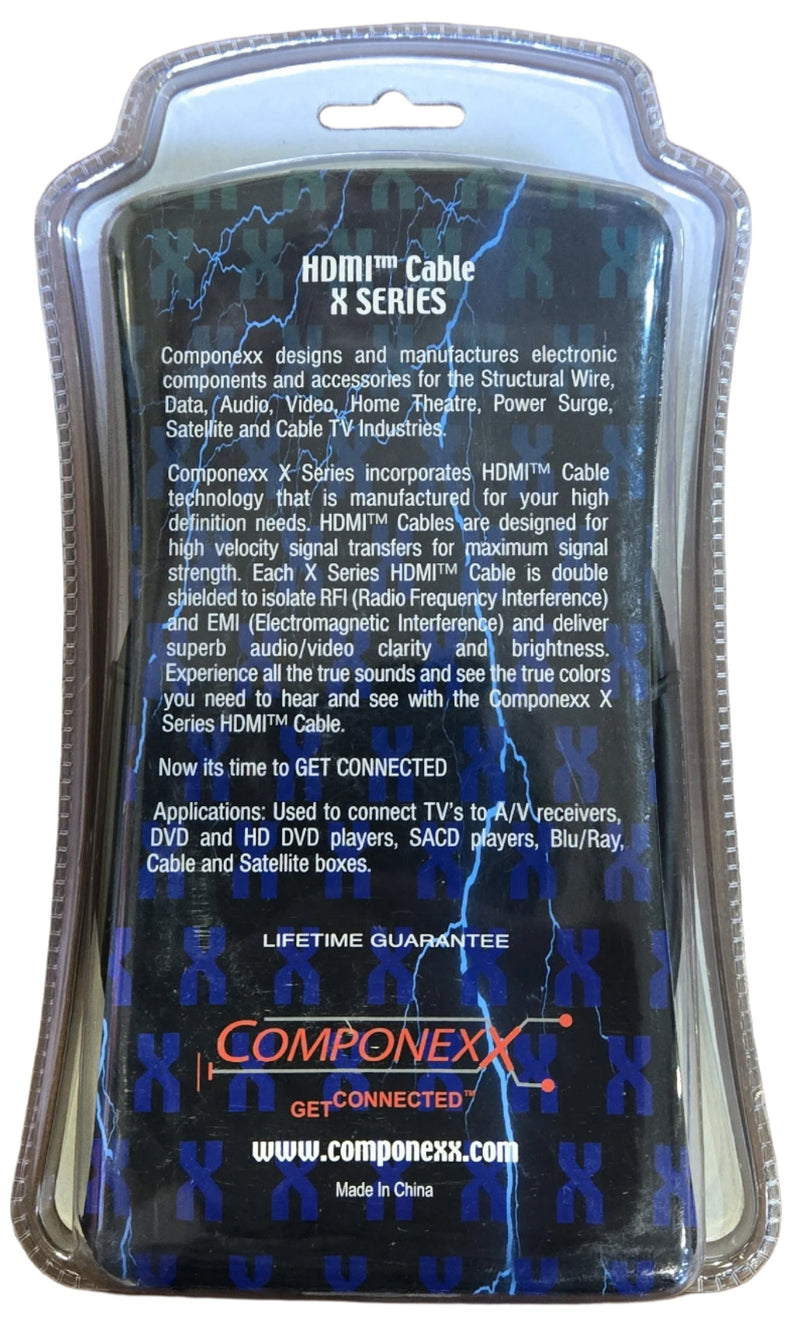 CX0220-0003, Componexx X Series HDMI Cable, v1.3 Round Cable, 3M (9.84ft)