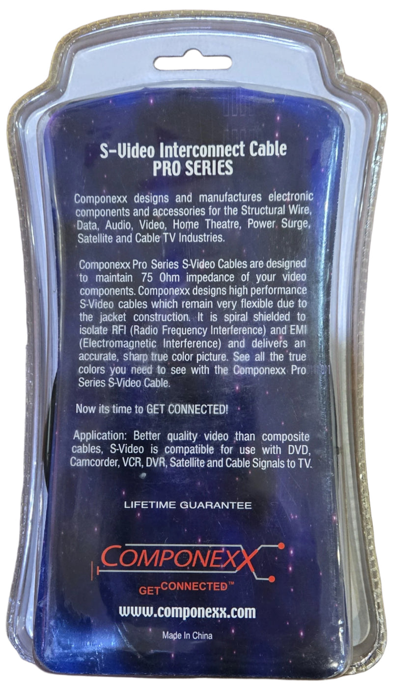 CX1120-0004, Componexx Pro Series S-Video Interconnect Cable, 4M (13.12ft)