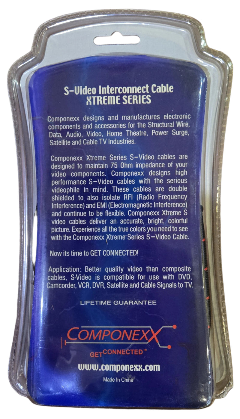 CX2120-0001, Componexx Xtreme Series Double Shielded S-Video Cable, 1M (3.28ft)