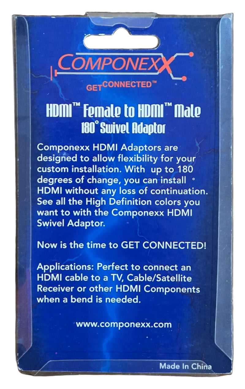 CX2310-0001, Componexx SWIVEL HDMI(M)-HDMI(F) XtremeAdapter