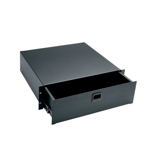 D3 Middle Atlantic - 3RU Rackmount Drawer, Black Brushed and Anodized