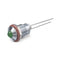 DB-1-N-CHG, Sato Parts 5mm Chrome Bullet-Shaped GREEN LED Indicator Light