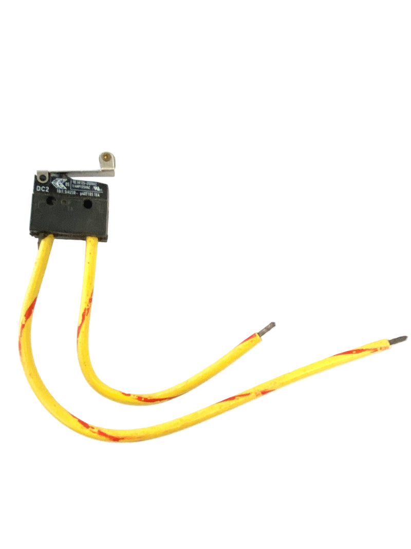 DC2B, Cherry SPST-NC Normally Closed Roller Lever micro switch w/ Wire Leads