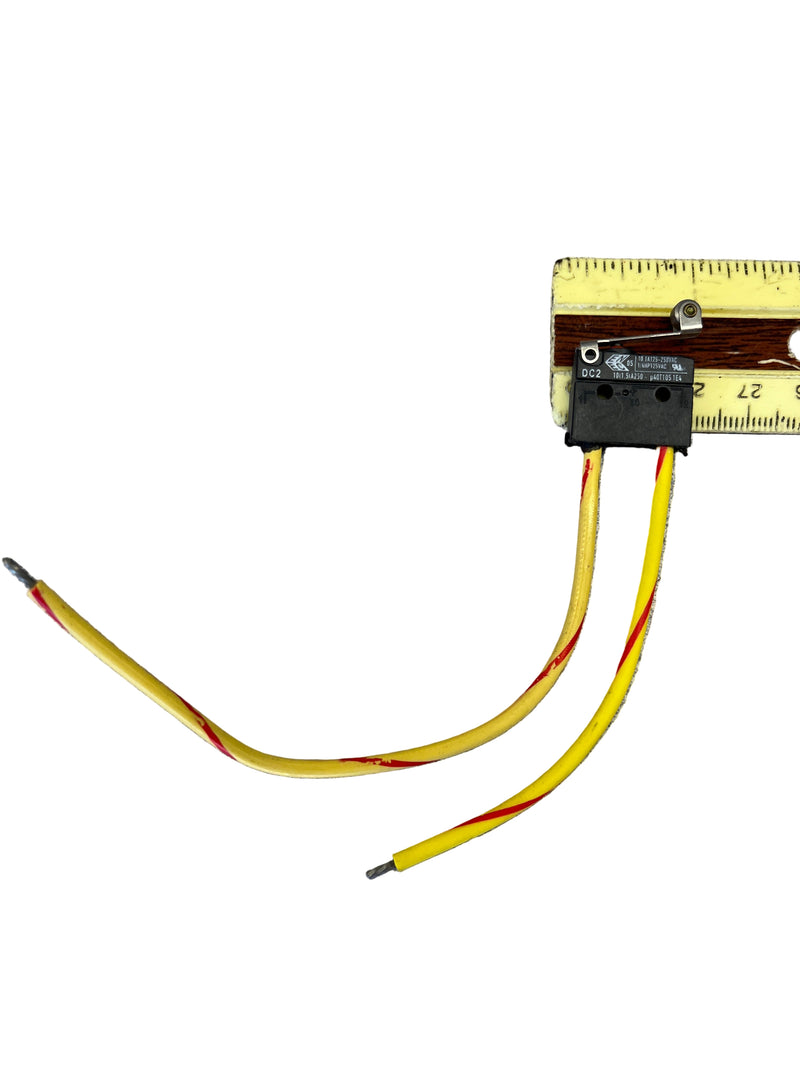 DC2B, Cherry SPST-NC Normally Closed Roller Lever micro switch w/ Wire Leads