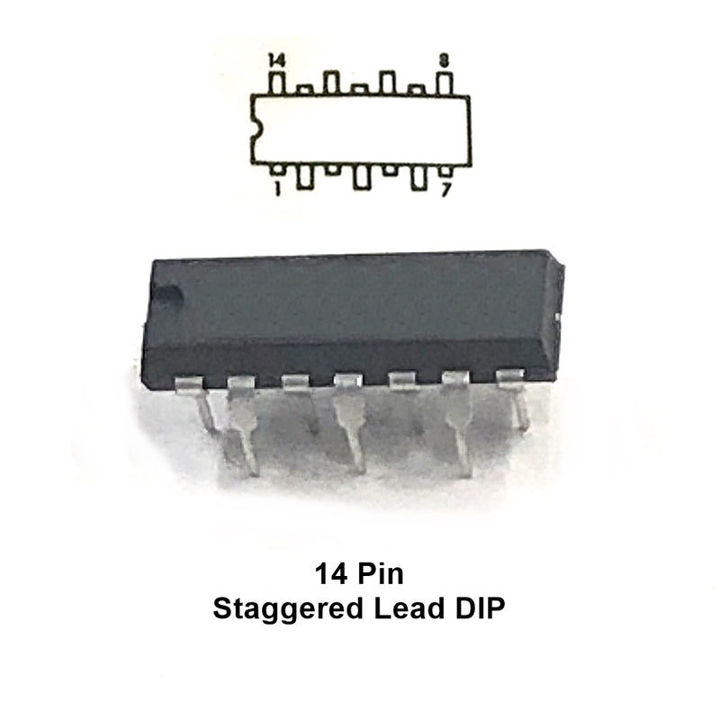 ECG1174, TV Automatic Fine Tuning IC ~ 14 Pin DIP-Q (NTE1174, CA3139E, CA3139Q)