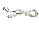 9701031, Qual 18/3 SVT 4 1/2ft, White, 3 prong to solderless ends,