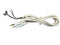 9701031, Qual 18/3 SVT 4 1/2ft, White, 3 prong to solderless ends,