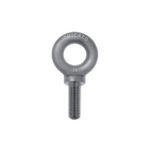 EB-375 3/8"-16 Drop Forged Shoulder Eyebolt, Black, 1400Lb Rated