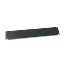 EB2 Middle Atlantic - 2 RU Flanged Blank Rack Panel, Steel, Black