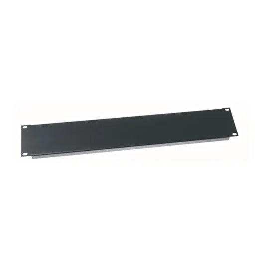 EB2 Middle Atlantic - 2 RU Flanged Blank Rack Panel, Steel, Black
