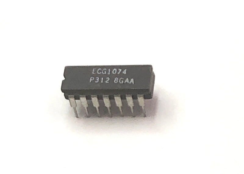 ECG1074, FM/AM IF Amp, AM/Mixer Osc & Tuning Meter Driver ~ 14 Pin DIP (NTE1074)