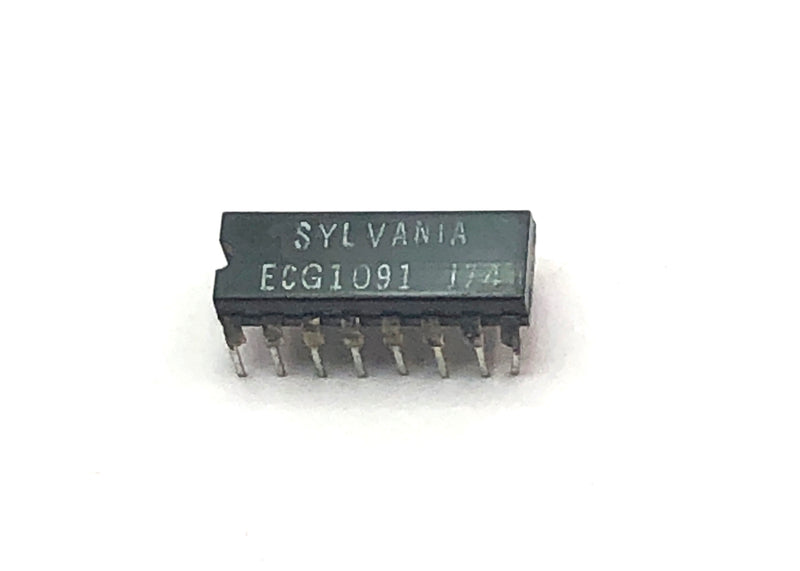 ECG1091, 1st Video Amp/Inv, AGC Gate/Amp, Color Take-Off IC (NTE1091, UPC48C1)