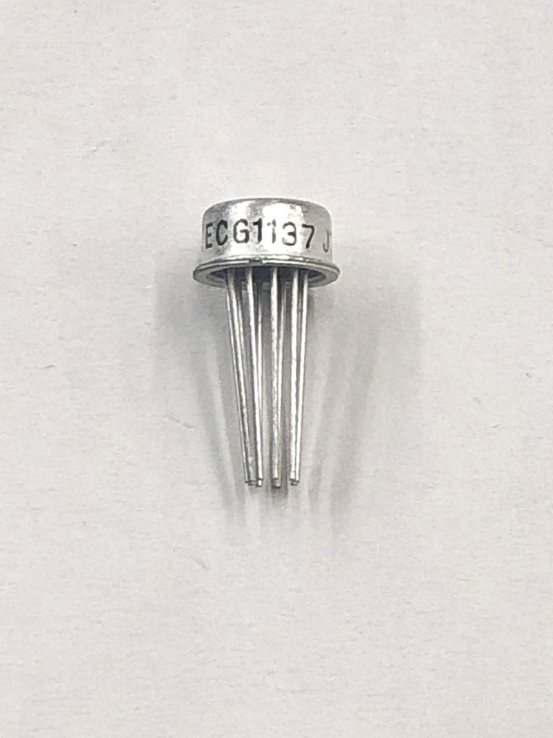 ECG1137, 1.3W Audio Power Amplifier IC ~ 10 Pin To-5 Metal Can (NTE1137)