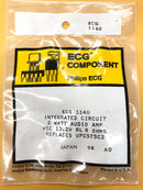 ECG1140, 2W Audio Power Amplifier IC ~ 8 Pin DIP-ET (NTE1140, SK3473, UPC575C2)