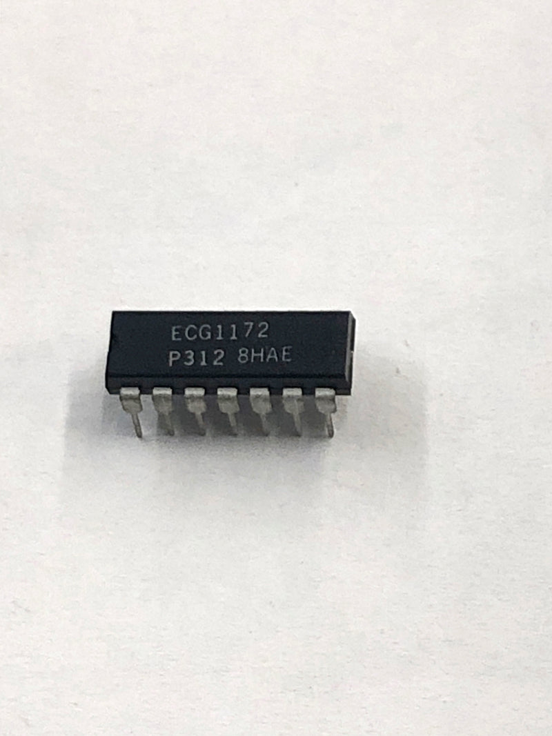 ECG1172, PLL Phase-Frequency Detector IC ~ 14 Pin DIP (NTE1172, GEIC-199)