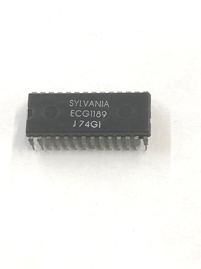 ECG1189, TV Chroma Processor IC ~ 28 Pin DIP (NTE1189, SK3705)