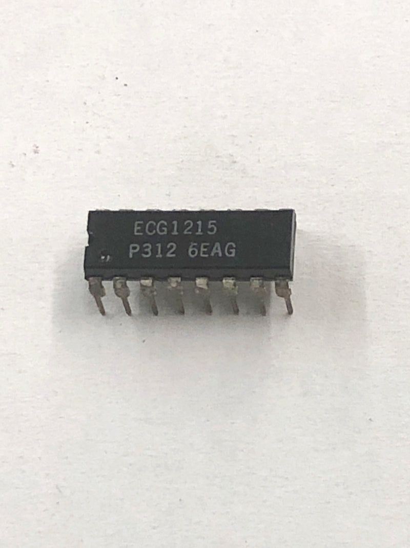 ECG1215, Stereo Equalizer Amplifier IC ~ 16 Pin DIP (NTE1215, GEIC-74, SK3738)