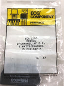 ECG1220, Dual 6W per Channel Audio Power Amp IC ~ 15 Pin SIP-M (NTE1220)