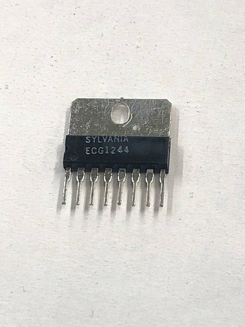 ECG1244, 4W Audio Amplifier IC ~ 8 Pin SIP-HS (NTE1244, BA501A)