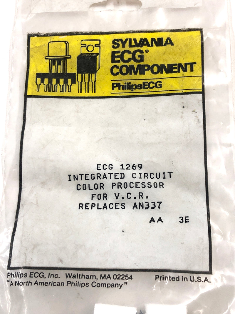 ECG1269, VCR Color Chroma Processor IC ~ 28 Pin DIP (NTE1269, AN337)