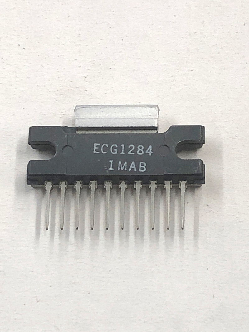 ECG1284, 5.3W Audio Power Amplifier IC ~ 10 Pin SIP-HS (NTE1284, HA1368R)