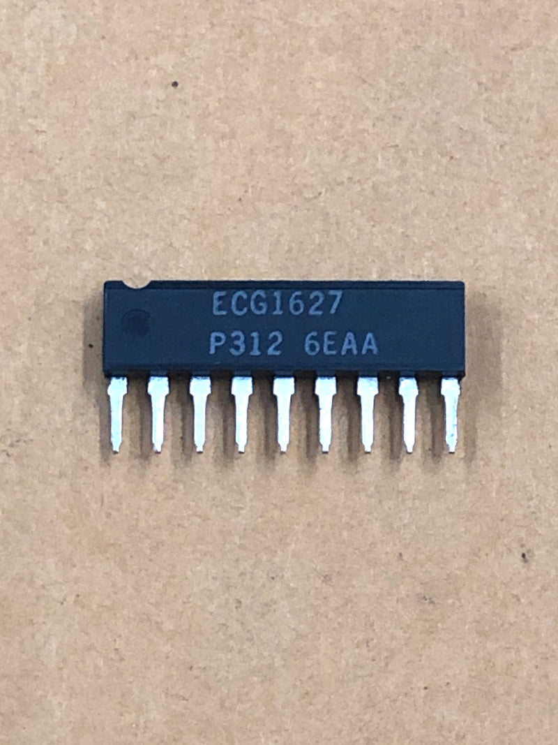 ECG1627, 550mW Power Amp IC for Battery Operated Radios ~ 9 Pin SIP (NTE1627)