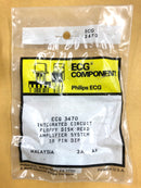 ECG3470, Floppy Disk Read Amplifier System IC ~ 18 Pin DIP (NTE3470)