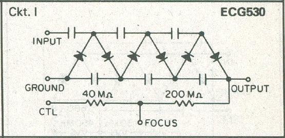 ECG530, 6 Step Tripler with Internal Focus Divider Network ~ 30KV @ 2mA