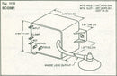 ECG561, 5 Step Tripler w/Damper Diode & Internal Focus Divider Network 28KV@2mA