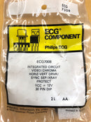 ECG7008, Color TV/Video, Chroma, Deflection Circuit IC ~ 30 Pin DIP (NTE7008)