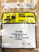 ECG7052, 3W BTL Mono Audio Amplifier IC ~ 9 Pin SIP (NTE7052)