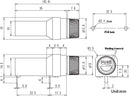 F-110, Sato Parts 3AG Fuse Holder, High Profile Right Angle PC Mount