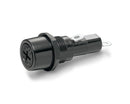 F-130, Sato Parts 3AG Fuse Holder, High Profile Panel Mount with Screw In Cap