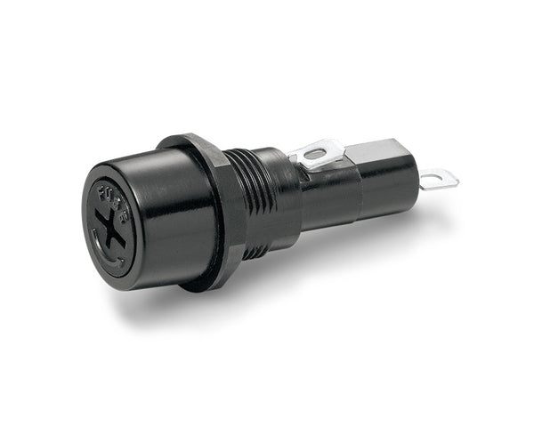 F-130, Sato Parts 3AG Fuse Holder, High Profile Panel Mount with Screw In Cap