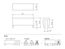 F-60-1C, Sato Parts Clear Cover for F-60 Series Fuse Holders