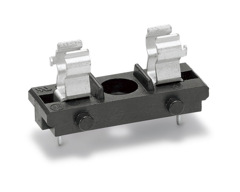 F-60-A, Sato Parts Metric (5mm x 20mm) Side Stackable PC Mount Fuse Holder