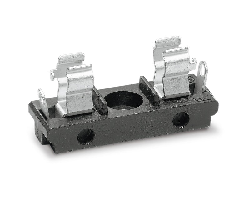 F-60-B, Sato Parts Metric (5mm x 20mm) Side Stackable Solder Type Fuse Holder