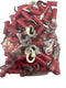 41-10-P-100PK, 100 Pack #8 Stud Red Insulated Hook Terminals for 22-18AWG Wire