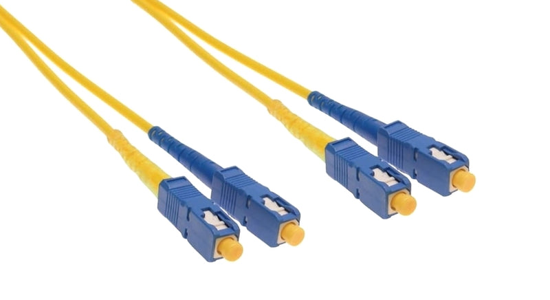 Shaxon FCSCSCS03M, SC to SC 8.3/125u Single-Mode Fiber Optic Cable ~ 3 Meters